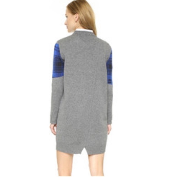 Thakoon Addition Plaid Combo Sweater Dress - Picture 2 of 16